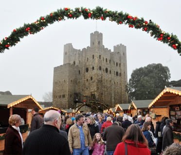 rochester_castle3 Rochester Castle Mercatini di Natale