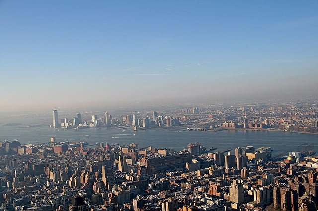 Vista di New York dall'alto New York dall'alto