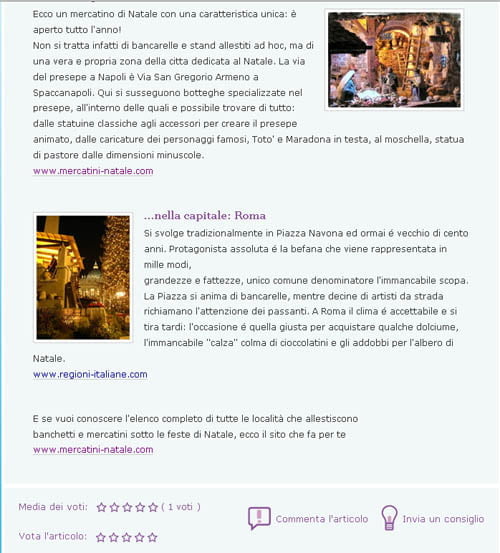 dettofranoi Parlano di Mercatini-Natale.com
