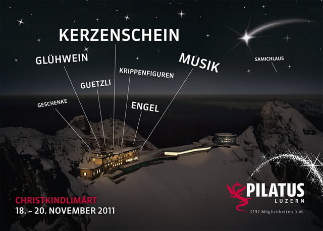 Vorderseite-Karte Pilatus Kulm Mercatini di Natale 2018