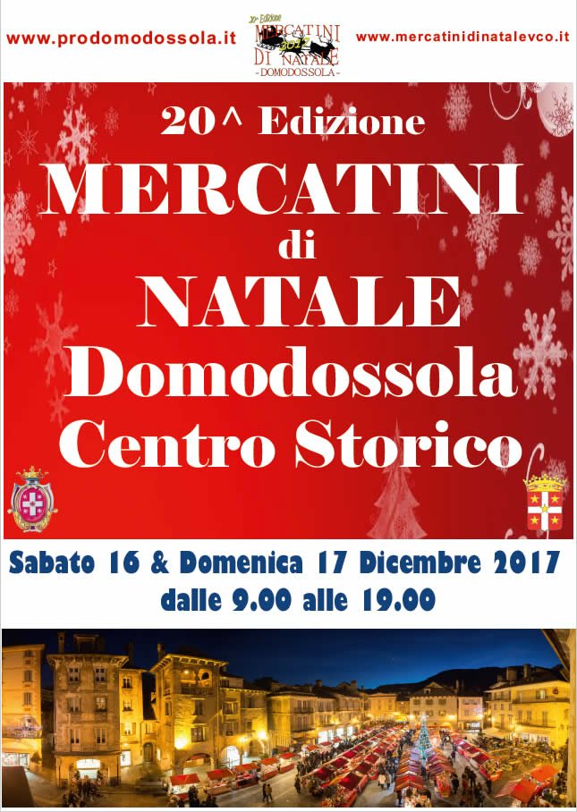 Domodossola Mercatini di Natale 2018