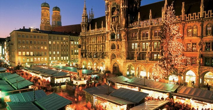 Natale Romantico Mercatini di Natale di Monaco di Baviera