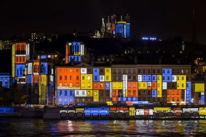 Festa delle luci Lione Istallazioni Luminose Lione