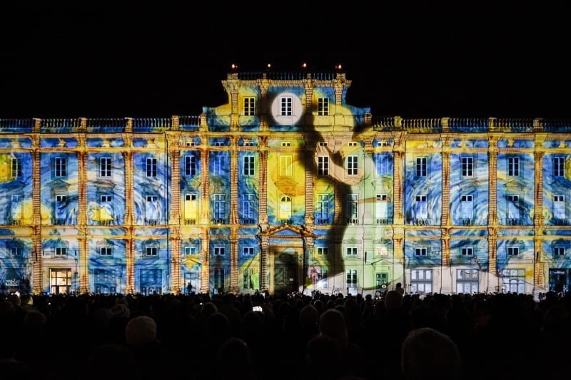Festa delle luci Lione Luci arstiche a Lione
