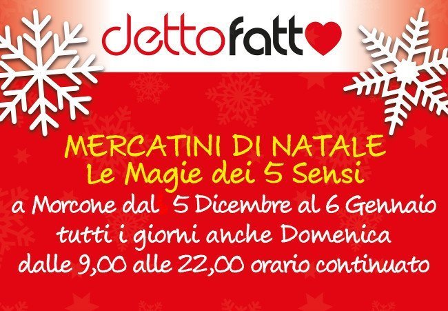 mercatini natale Morcone Mercatini di Natale Campania