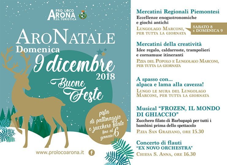 Arona Mercatini di Natale 2019