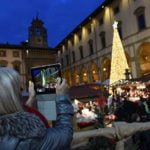 Arezzo: Villaggio Tirolese in piazza Grande