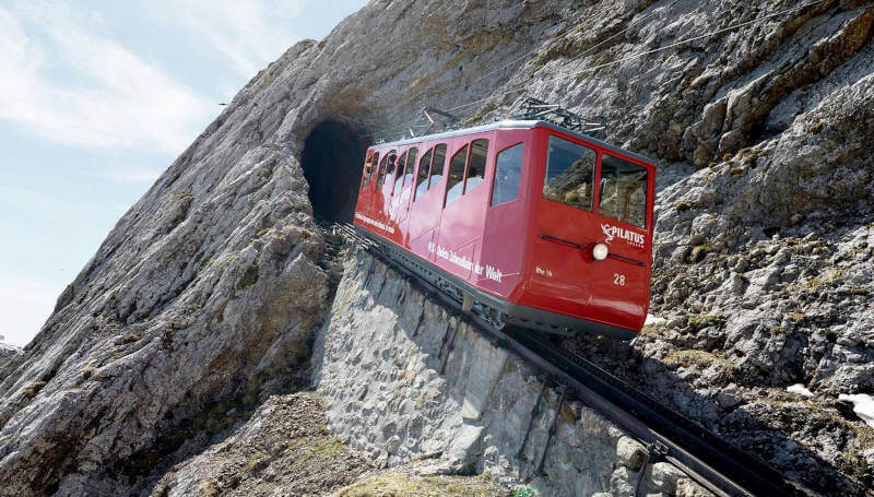 la cremagliera del monte pilatus