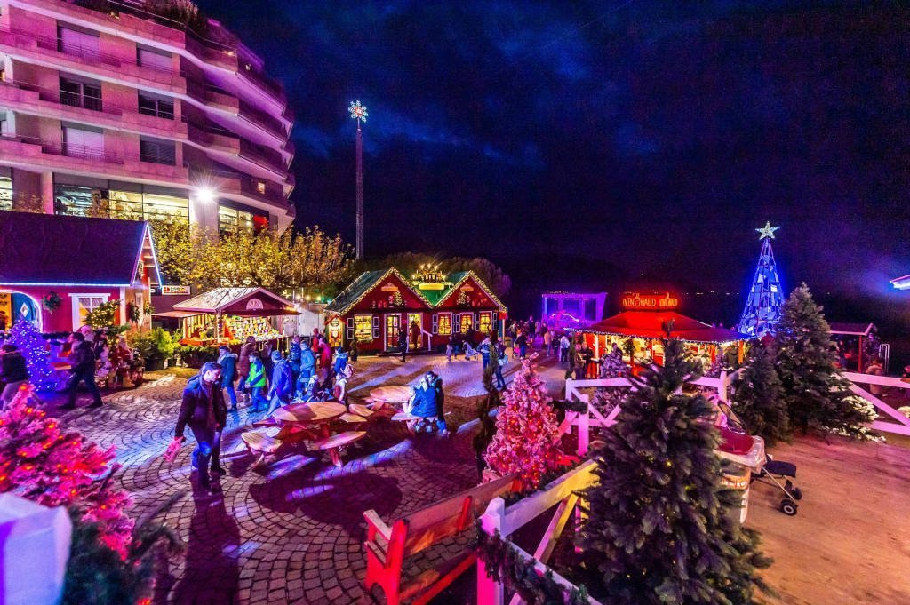 mercatini di natale di Montreux Lungolago