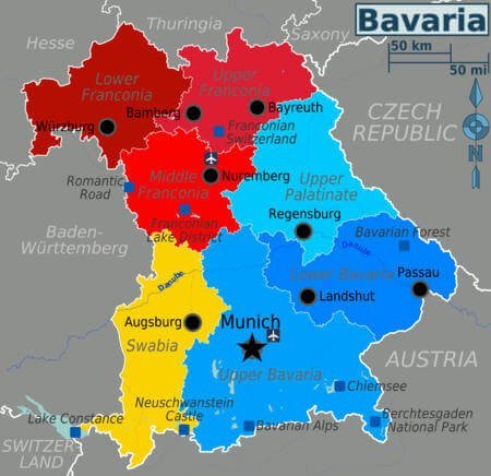 regioni della Baviera