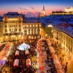 La Piazza Principale di Bratislava durante i mercatini di Natale