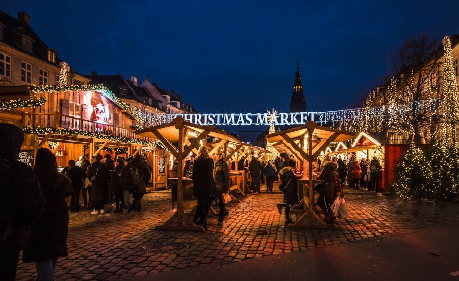 I mercatini di Natale di Copenaghen in Højbro Plads