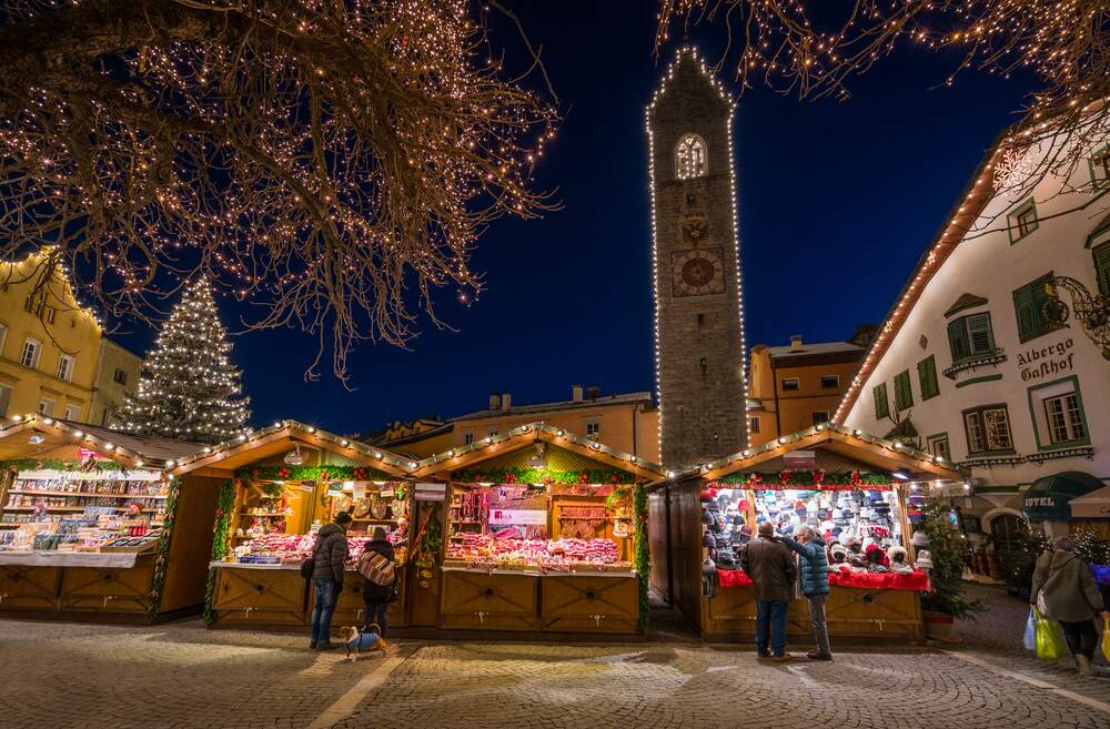 bancarelle dei mercatini di Natale di Vipiteno