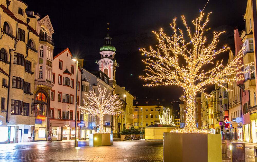 decorazioni natalizie a Innsbruck