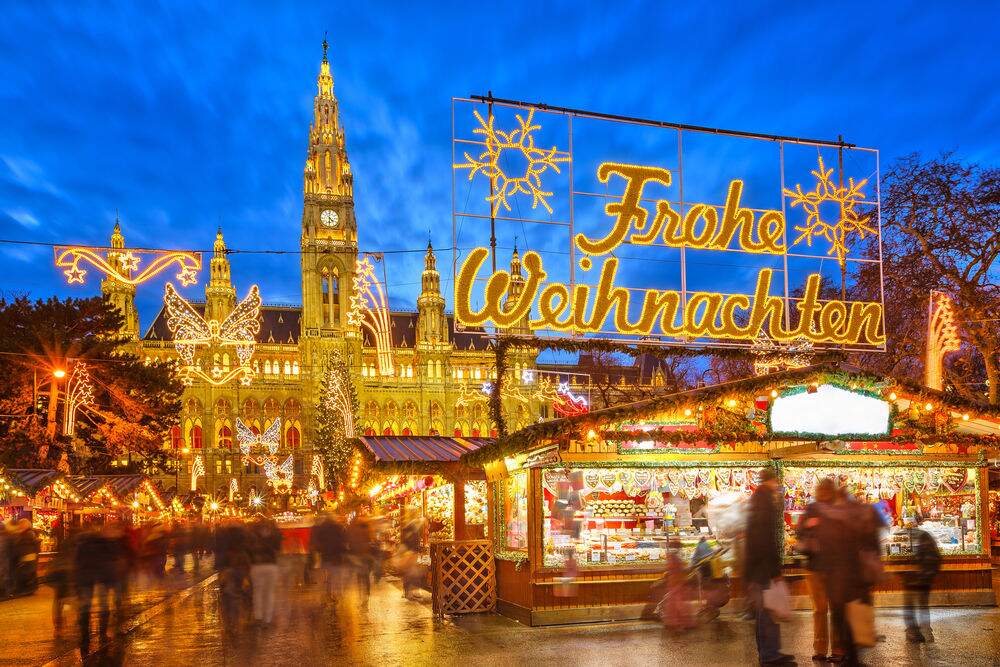 mercatini Natale Vienna in Rathausplatz