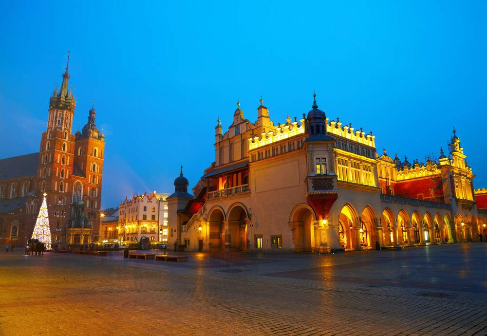 La Piazza del Mercato a Cracovia