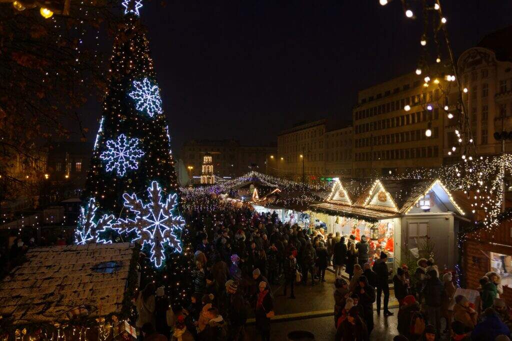 Mercatini di Natale di Poznan in Plac Wolności